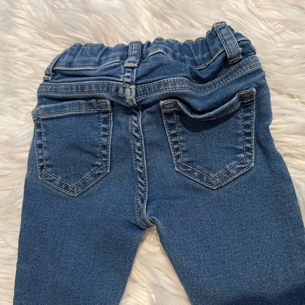 The Children’s Place Toddler Girls‎ Jegging Jeans Blue Adjustable Waist 18-24 M